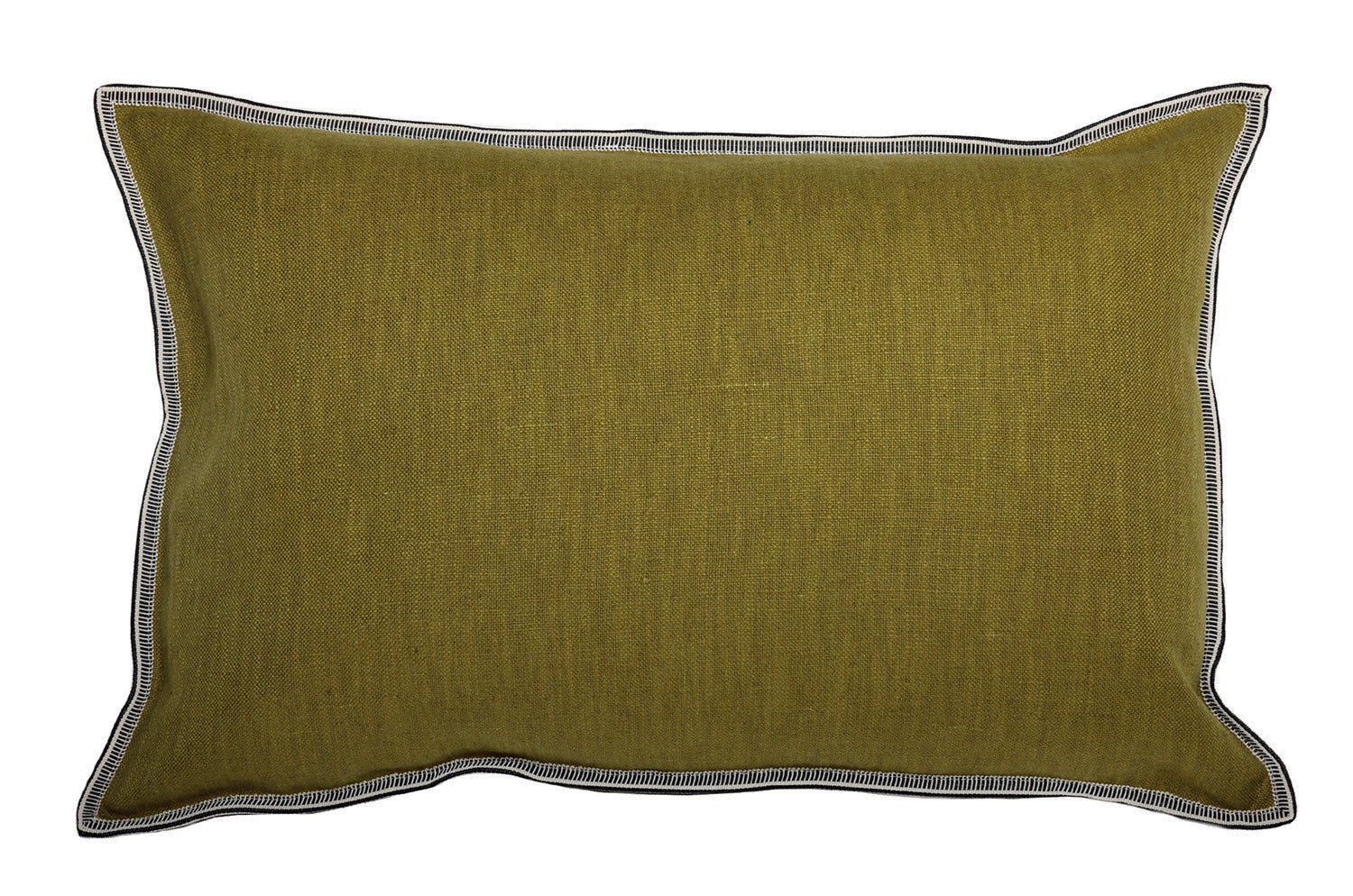 【海外取寄品】CASAMANCE GUETHARY ゲタリー クッション(オリーブ) 60×40cm 中材付 - HOUSE OF JAPAN Shop