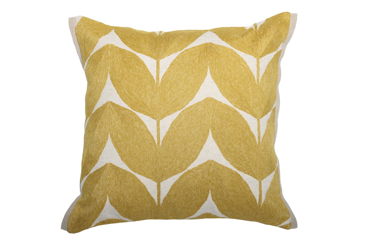 【海外取寄品】CASAMANCE HERBES FOLLES エルブ フォル クッションカバー(ムタール) 45×45cm - HOUSE OF JAPAN Shop