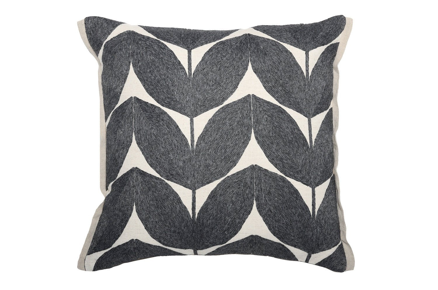 【海外取寄品】CASAMANCE HERBES FOLLES エルブ フォル クッションカバー(アンスラシット) 45×45cm - HOUSE OF JAPAN Shop