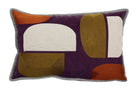 【海外取寄品】CASAMANCE JOJOBA ホホバ クッション(ヴィオレ オリーブ) 60×40cm 中材付 - HOUSE OF JAPAN Shop