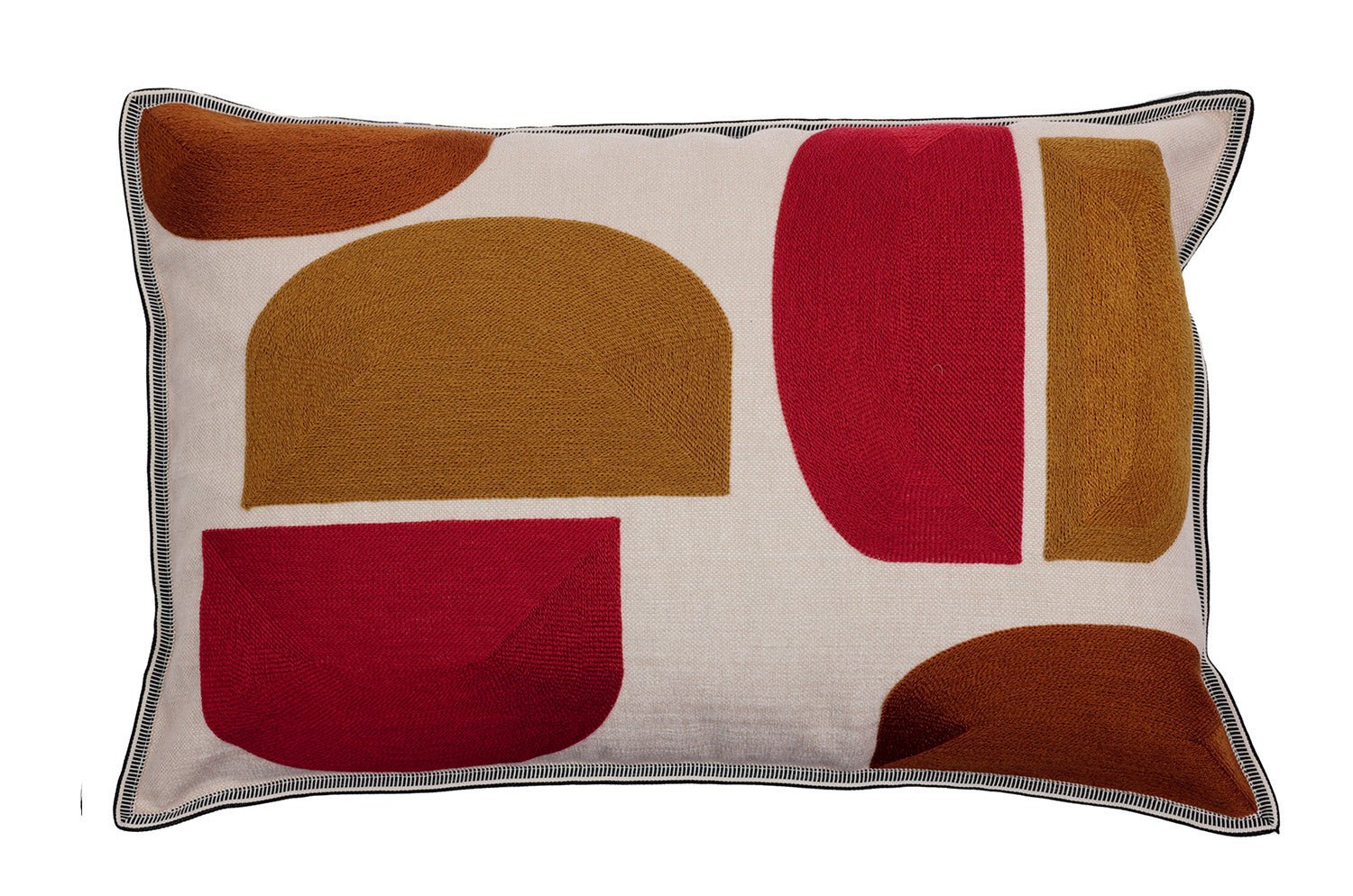 【海外取寄品】CASAMANCE JOJOBA ホホバ クッション(ナチュレル グレナ) 60×40cm 中材付 - HOUSE OF JAPAN Shop