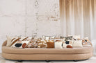 【海外取寄品】CASAMANCE LUMINESCENCE ルミヌソンス クッション(オリーブ) 60×40cm 中材付 - HOUSE OF JAPAN Shop