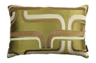 【海外取寄品】CASAMANCE LUMINESCENCE ルミヌソンス クッション(オリーブ) 60×40cm 中材付 - HOUSE OF JAPAN Shop