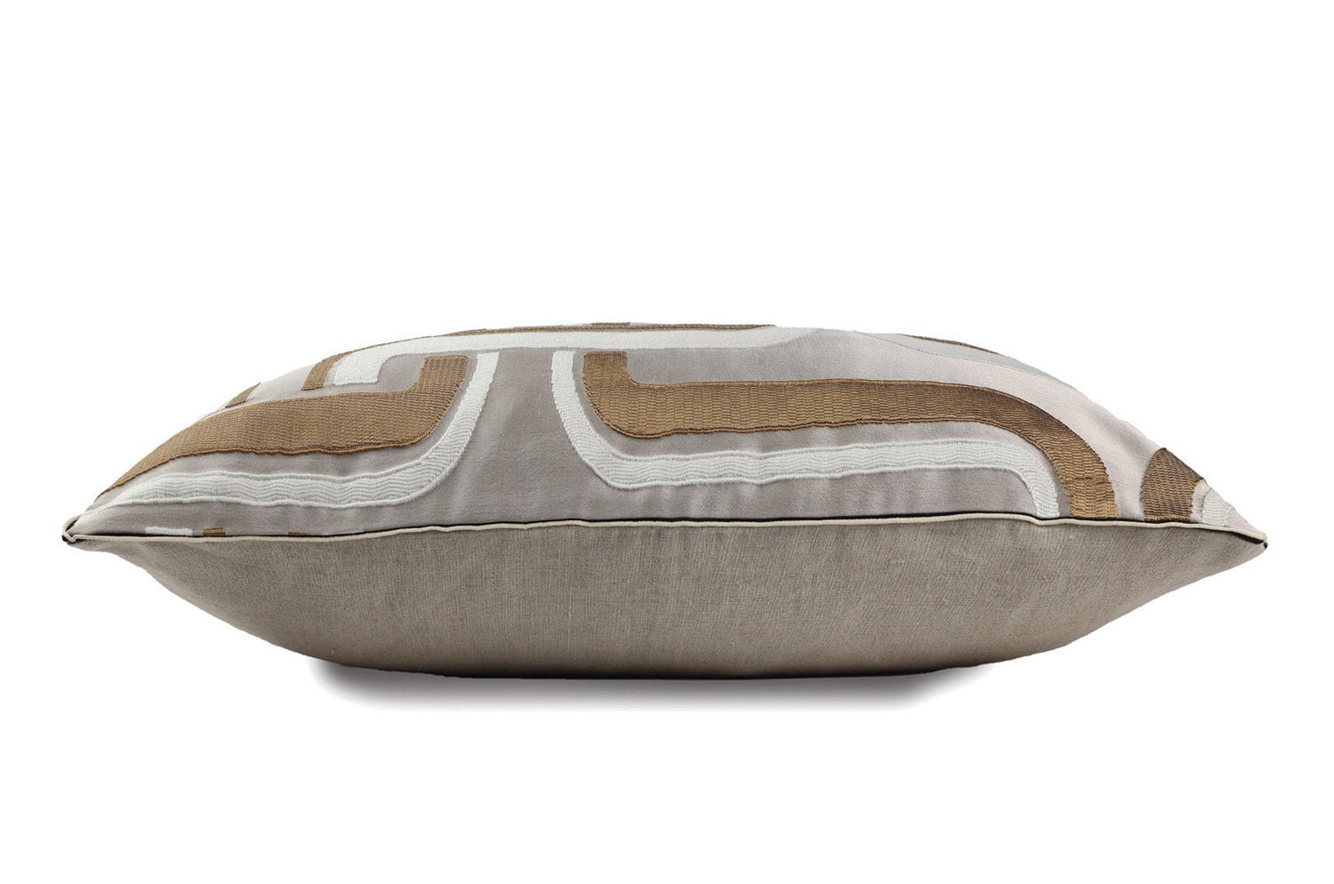【海外取寄品】CASAMANCE LUMINESCENCE ルミヌソンス クッション(グレージュ) 60×40cm 中材付 - HOUSE OF JAPAN Shop