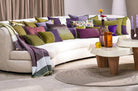 【海外取寄品】CASAMANCE LUMINESCENCE ルミヌソンス クッション(オリーブ) 60×40cm 中材付 - HOUSE OF JAPAN Shop