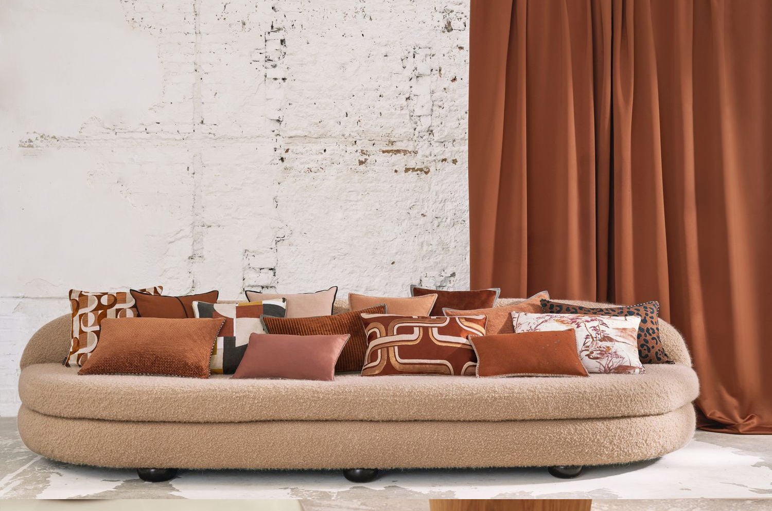 【海外取寄品】CASAMANCE MONTSOURIS モンスリ クッションカバー(ヴィオレ セラドン ) 45×45cm - HOUSE OF JAPAN Shop