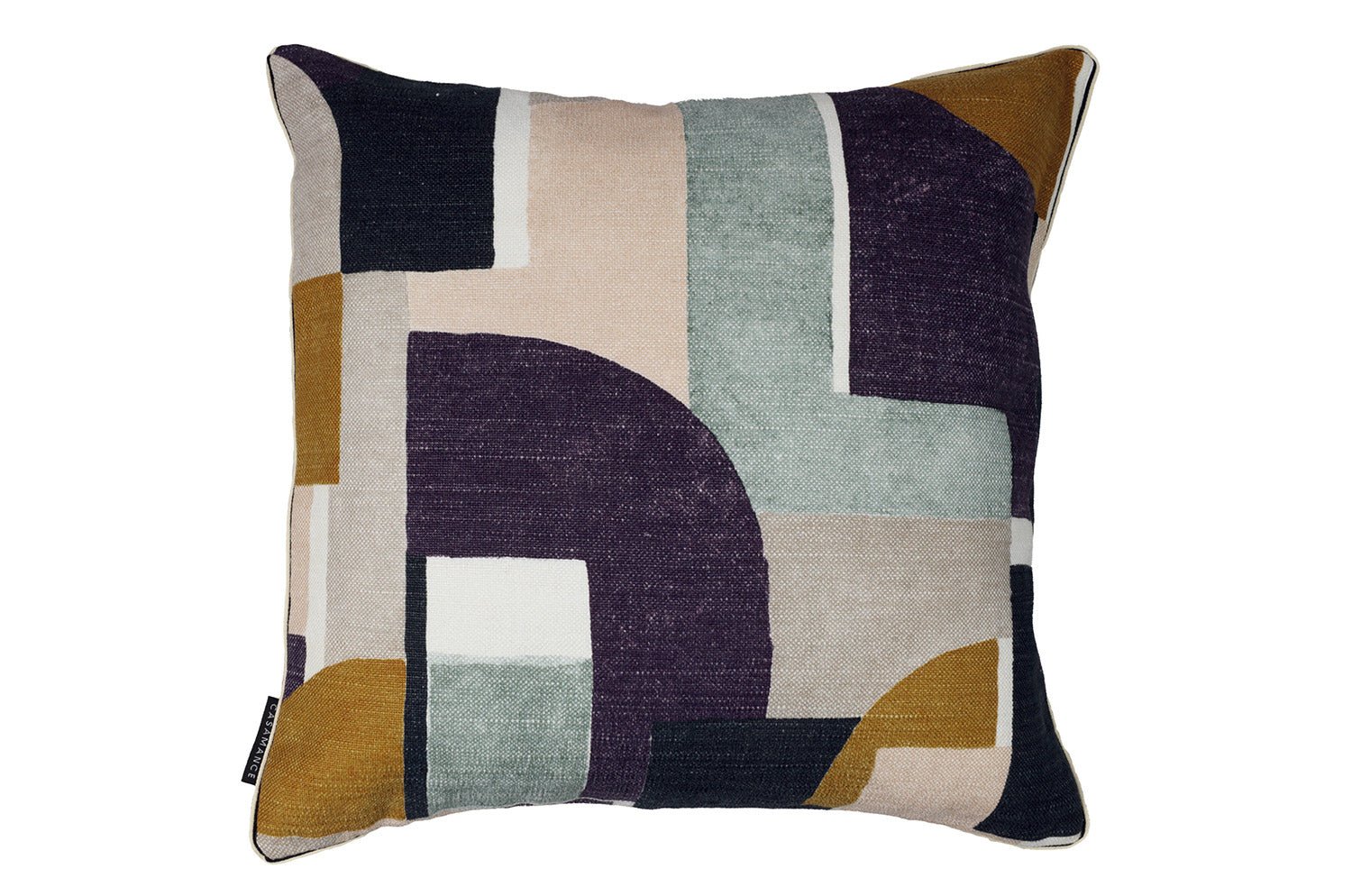 【海外取寄品】CASAMANCE MONTSOURIS モンスリ クッションカバー(ヴィオレ セラドン ) 45×45cm - HOUSE OF JAPAN Shop