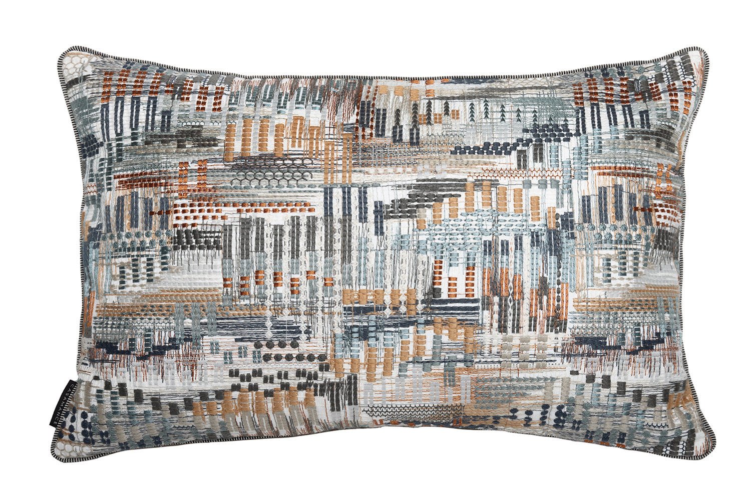 【海外取寄品】CASAMANCE POINT DE VUE ポワン ド ヴュ クッション(オラージュ オランジュ ブリュレ) 60×40cm 中材付 - HOUSE OF JAPAN Shop