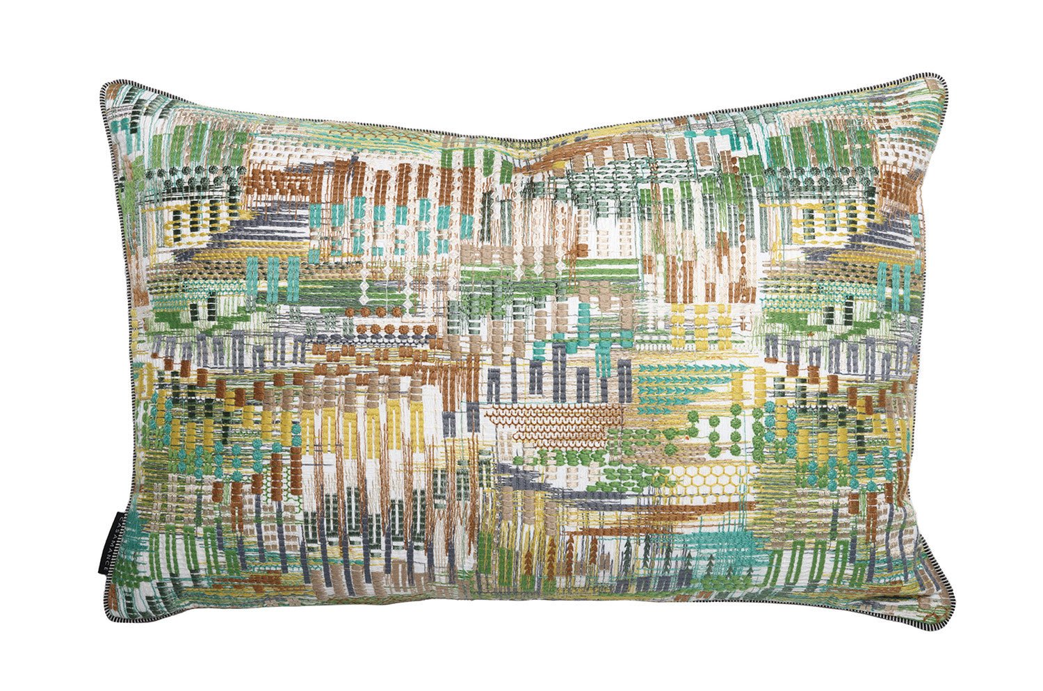 【海外取寄品】CASAMANCE POINT DE VUE ポワン ド ヴュ クッション(ヴェール ムタール) 60×40cm 中材付 - HOUSE OF JAPAN Shop