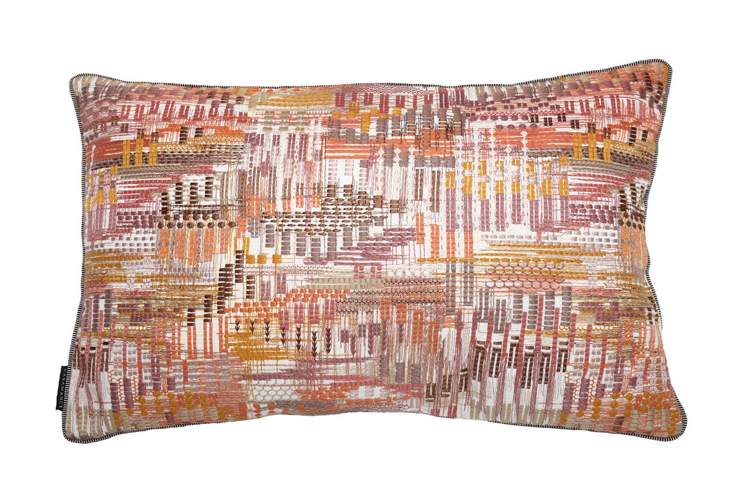 【海外取寄品】CASAMANCE POINT DE VUE ポワン ド ヴュ クッション(ブラッシュ オークル) 60×40cm 中材付 - HOUSE OF JAPAN Shop