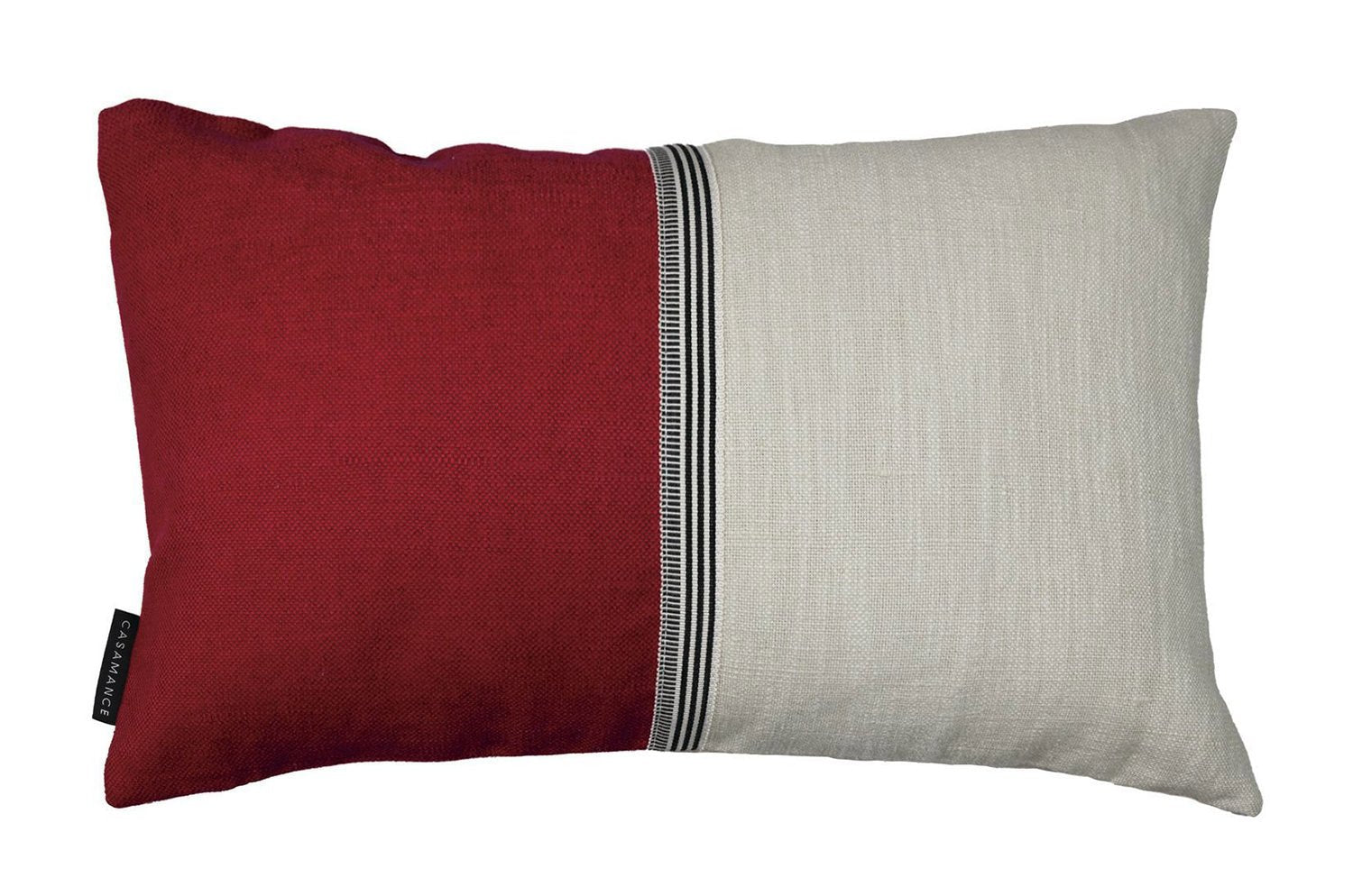 【海外取寄品】CASAMANCE RIME リム クッション(グレナ グレージュ) 50×30cm 中材付 - HOUSE OF JAPAN Shop
