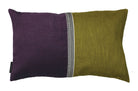 【海外取寄品】CASAMANCE RIME リム クッション(ヴィオレ オリーブ) 50×30cm 中材付 - HOUSE OF JAPAN Shop