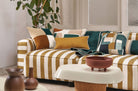 【海外取寄品】CASAMANCE RIME リム クッション(ナクル テール ド シエンヌ) 50×30cm 中材付 - HOUSE OF JAPAN Shop