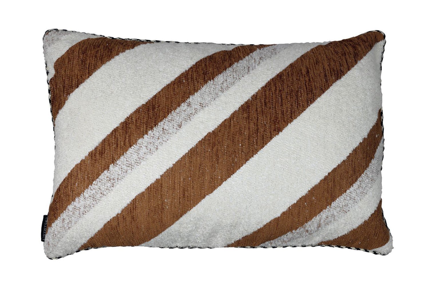 【海外取寄品】CASAMANCE SLALOM スラロム クッション(キャメル) 60×40cm 中材付 - HOUSE OF JAPAN Shop