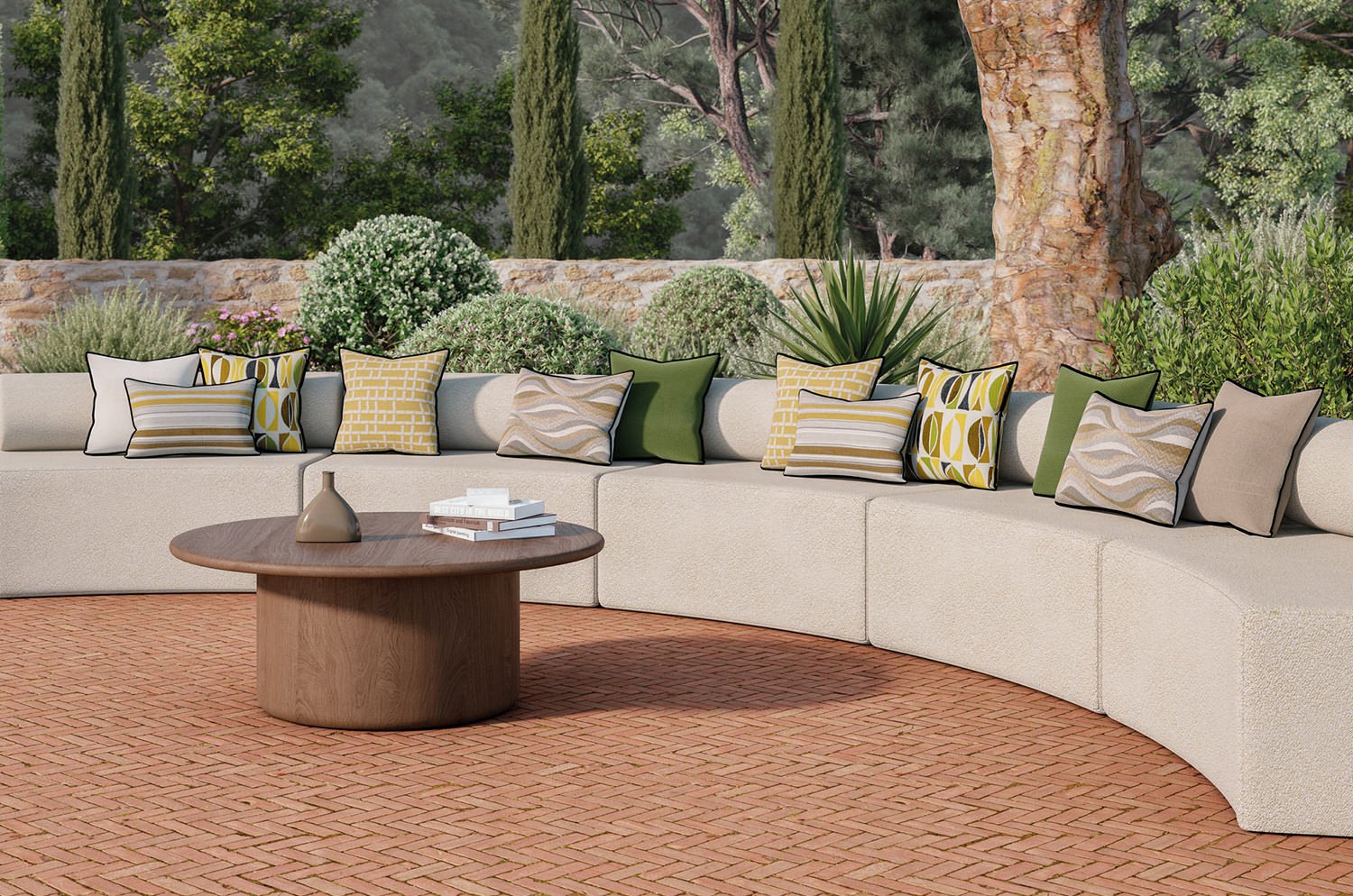 【海外取寄品】CASAMANCE SOLO ソロ クッションカバー(マロングラッセ) 45×45cm - HOUSE OF JAPAN Shop