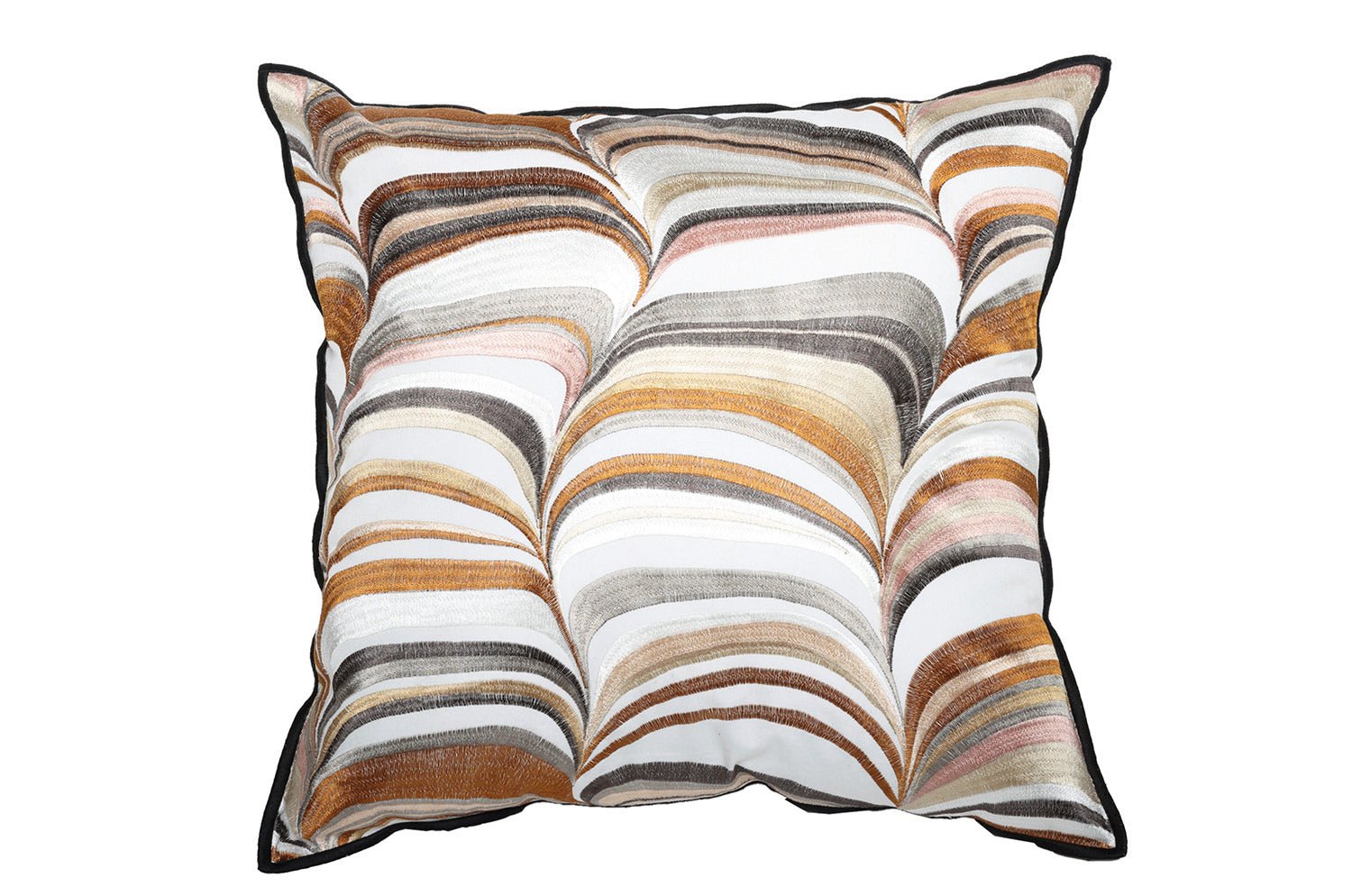 【海外取寄品】CASAMANCE STRATES ストラテス クッションカバー(アンブル ローズ プードル) 45×45cm - HOUSE OF JAPAN Shop