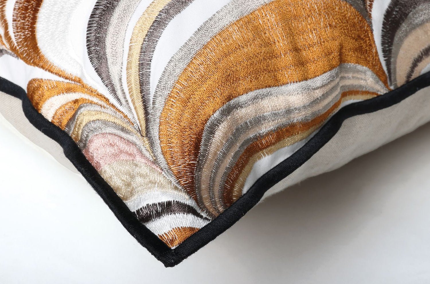 【海外取寄品】CASAMANCE STRATES ストラテス クッションカバー(アンブル ローズ プードル) 45×45cm - HOUSE OF JAPAN Shop