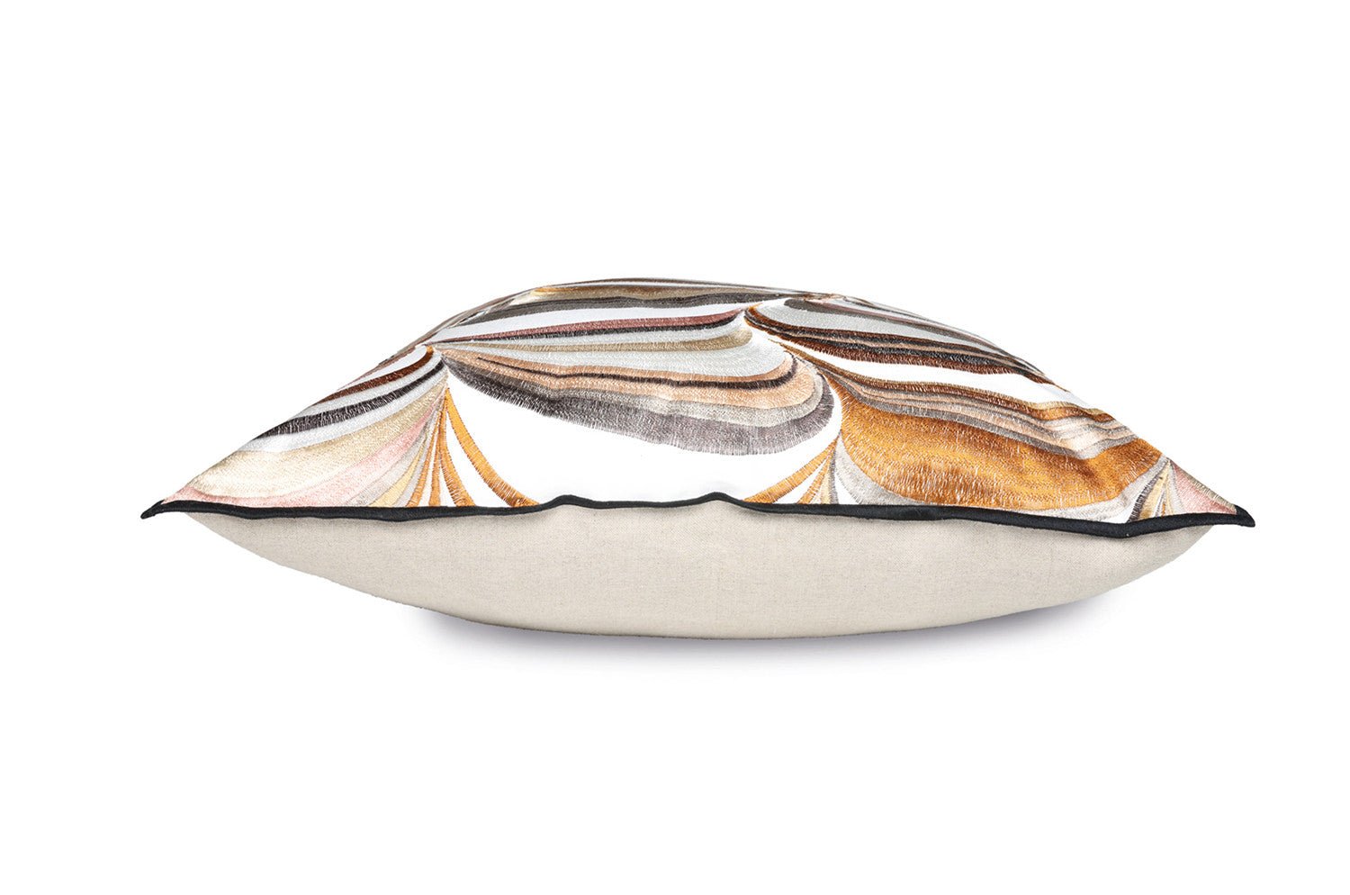 【海外取寄品】CASAMANCE STRATES ストラテス クッションカバー(アンブル ローズ プードル) 45×45cm - HOUSE OF JAPAN Shop