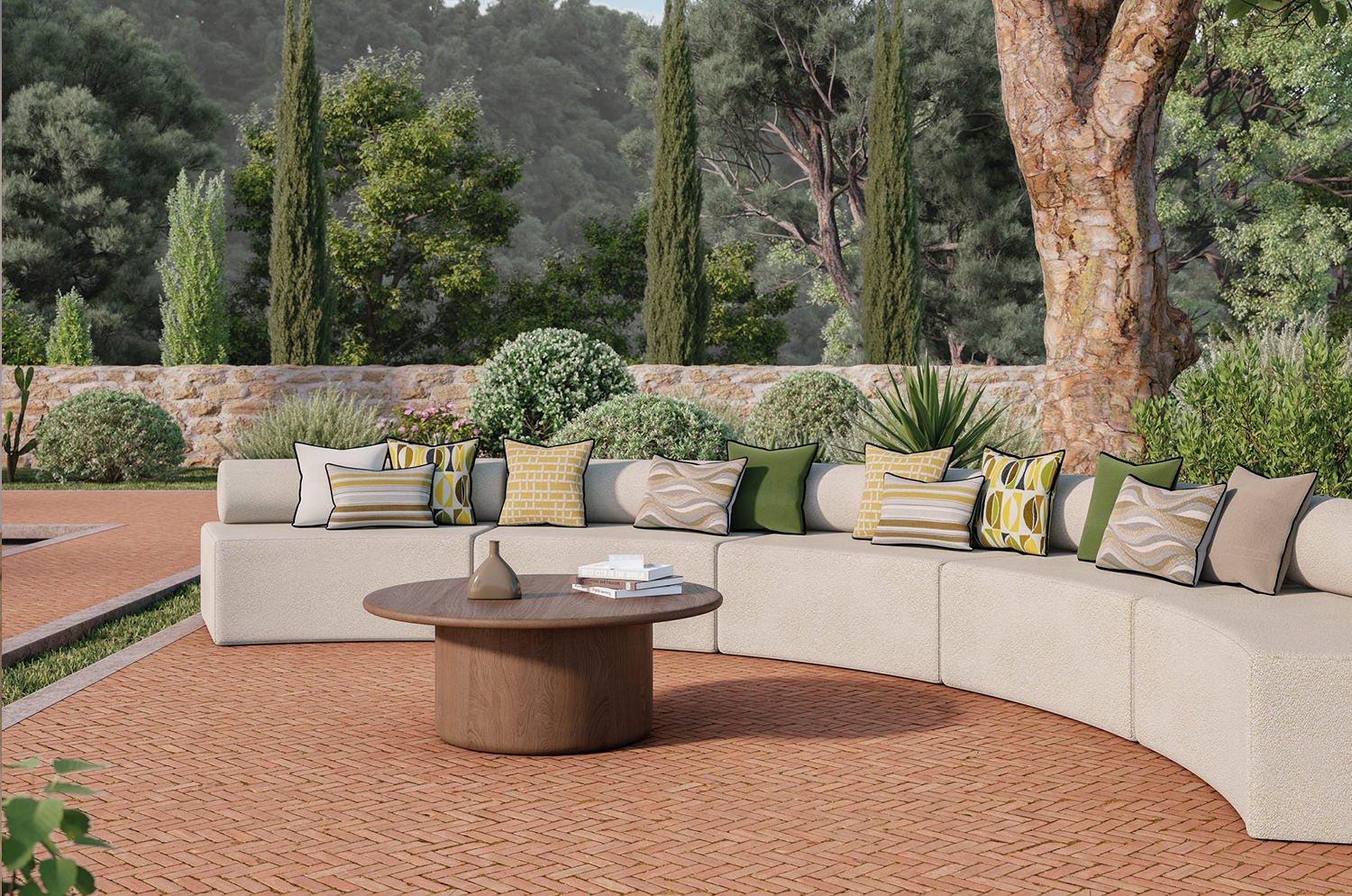 【海外取寄品】CASAMANCE WEST BAY ウエストベイ クッション(マジェンタ オークル) 60×40cm 中材付 - HOUSE OF JAPAN Shop