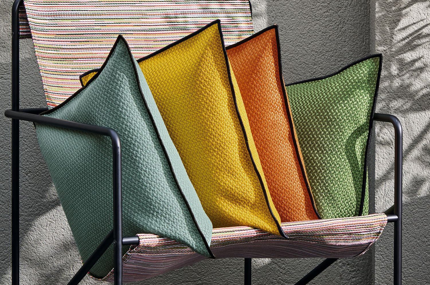 【海外取寄品】CASAMANCE ZIRO ジロ クッションカバー(ジョヌ) 45×45cm - HOUSE OF JAPAN Shop