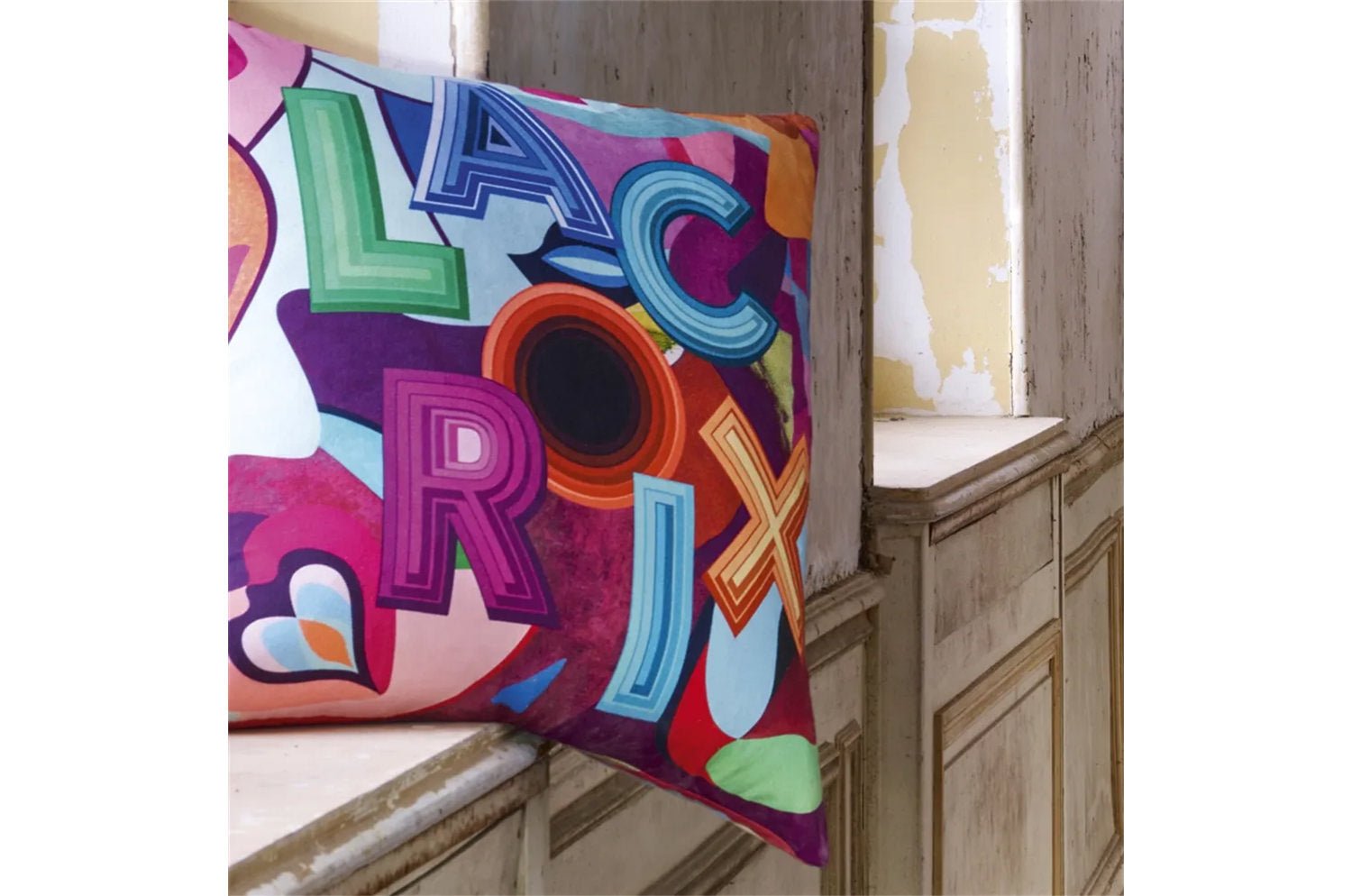 【海外取寄品】Christian Lacroix パレット マルチカラー クッションカバー 50×50cm - HOUSE OF JAPAN Shop