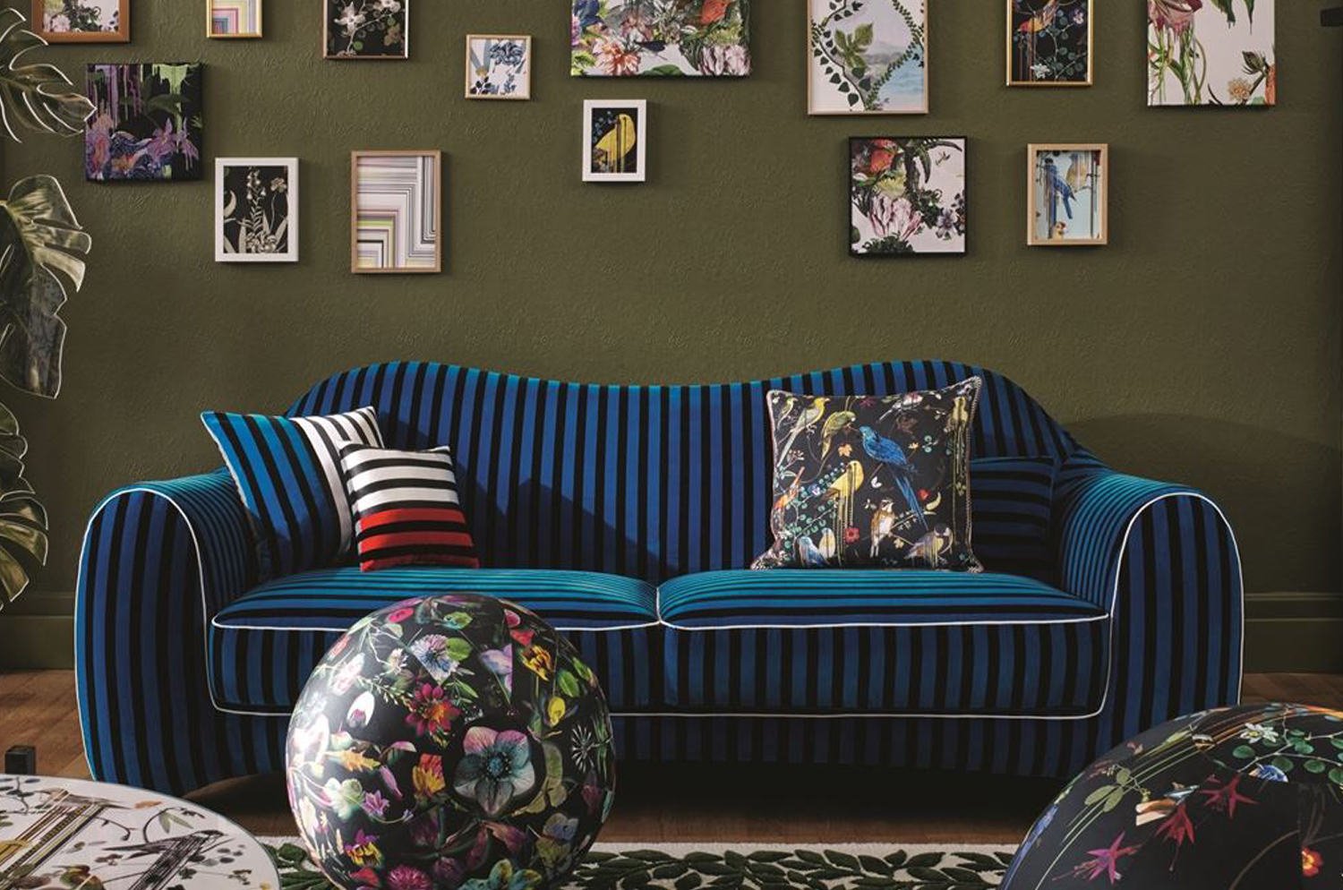 【海外取寄品】Christian Lacroix バーズ シンフォニア クレプスキュール クッションカバー 50×50cm - HOUSE OF JAPAN Shop