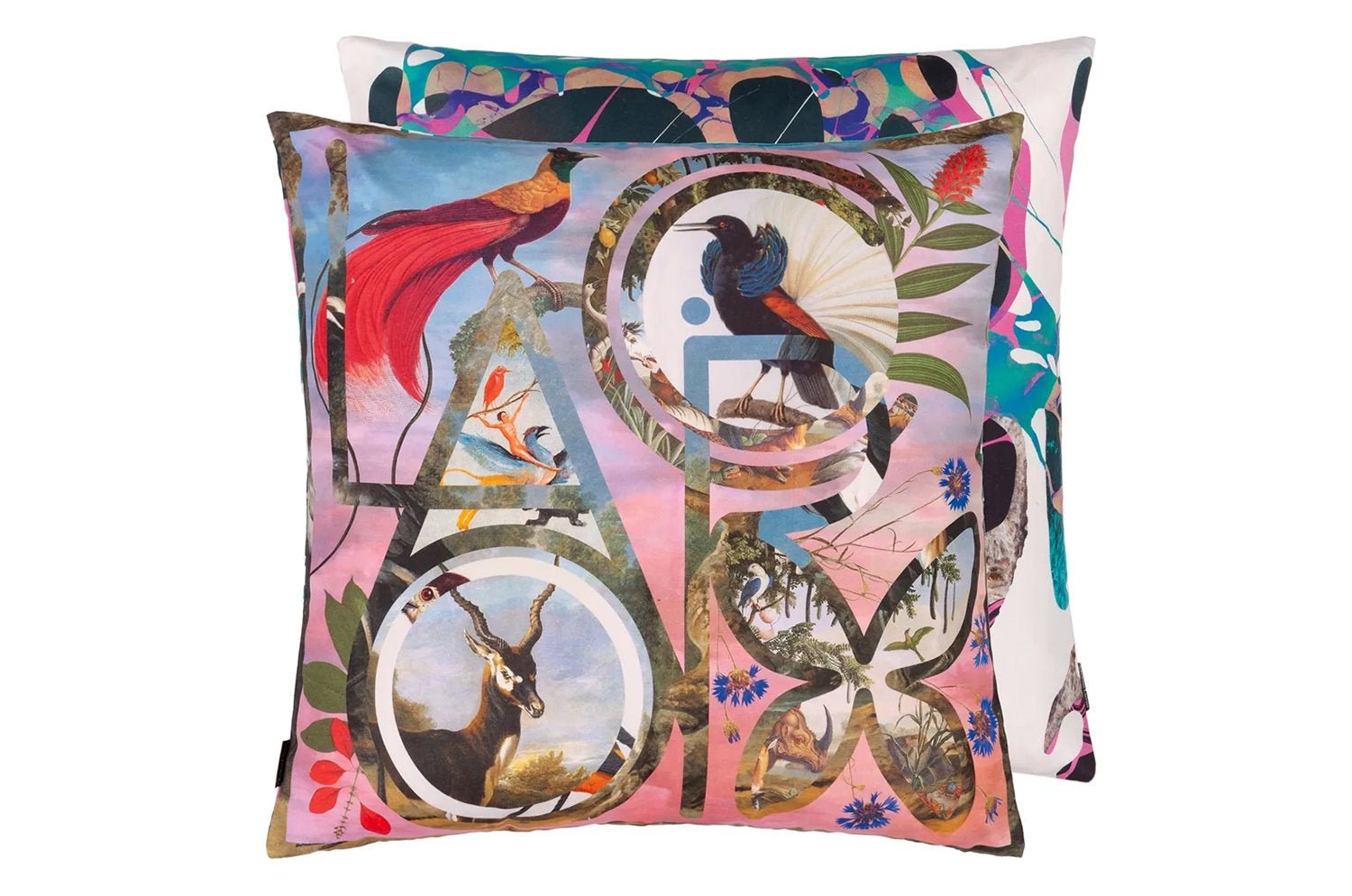 【海外取寄品】Christian Lacroix パラダイス フラミンゴ クッションカバー 55×55cm 中材付 - HOUSE OF JAPAN Shop