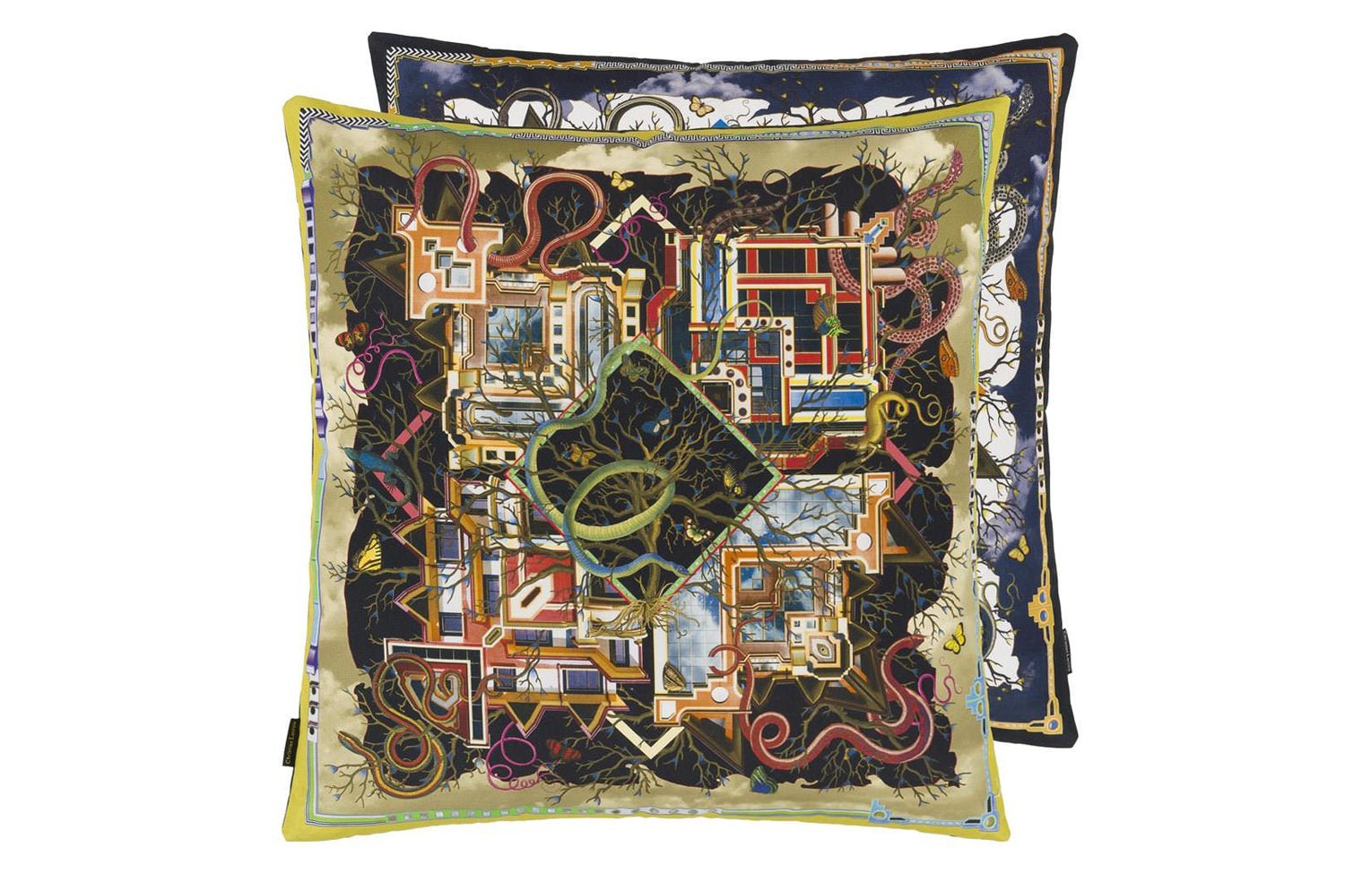 【海外取寄品】Christian Lacroix Archeologie Mosaique クッション 55×55cm 中材付 - HOUSE OF JAPAN Shop