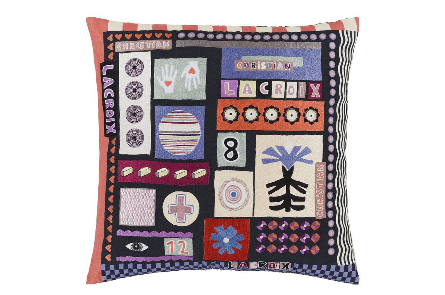 【海外取寄品】Christian Lacroix Bloc Note Mosaique クッション 55×55cm 中材付 - HOUSE OF JAPAN Shop