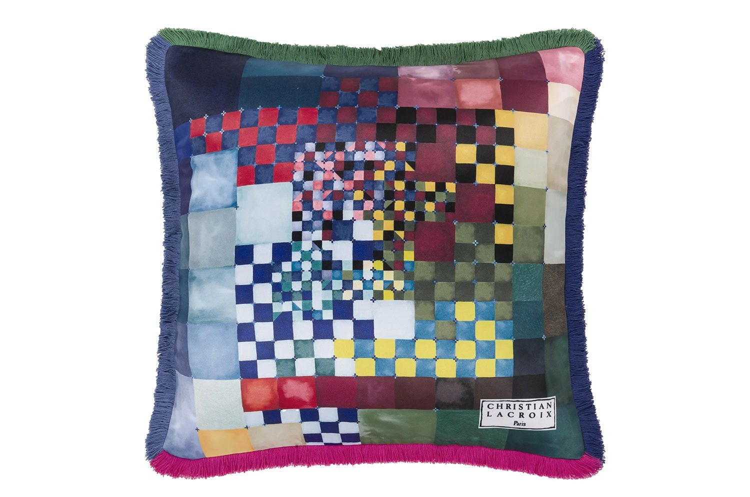 【海外取寄品】Christian Lacroix Color Games Mosaique Cushion カラーゲーム モザイク クッションカバー 50×50cm - HOUSE OF JAPAN Shop