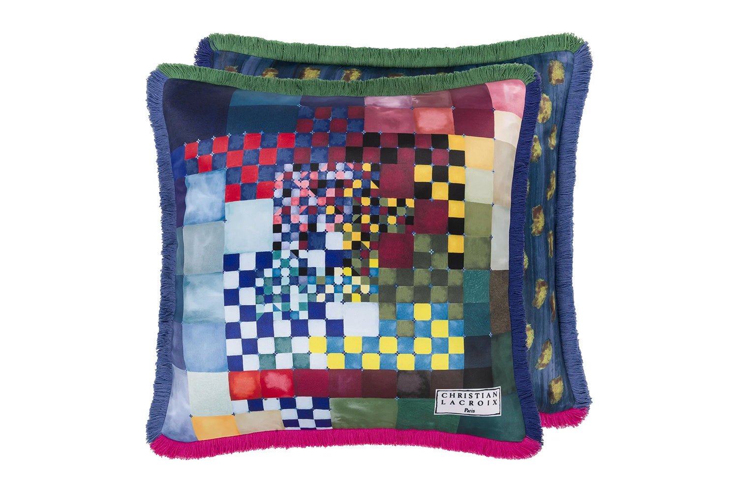 【海外取寄品】Christian Lacroix Color Games Mosaique Cushion カラーゲーム モザイク クッションカバー 50×50cm - HOUSE OF JAPAN Shop
