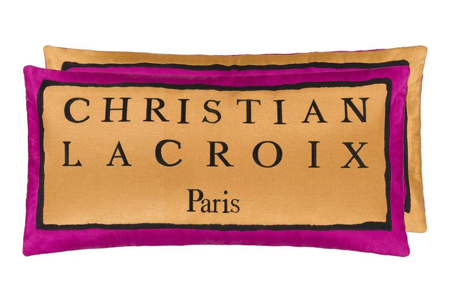 【海外取寄品】Christian Lacroix Couture! Rose Torero クッション 60×30cm 中材付 - HOUSE OF JAPAN Shop