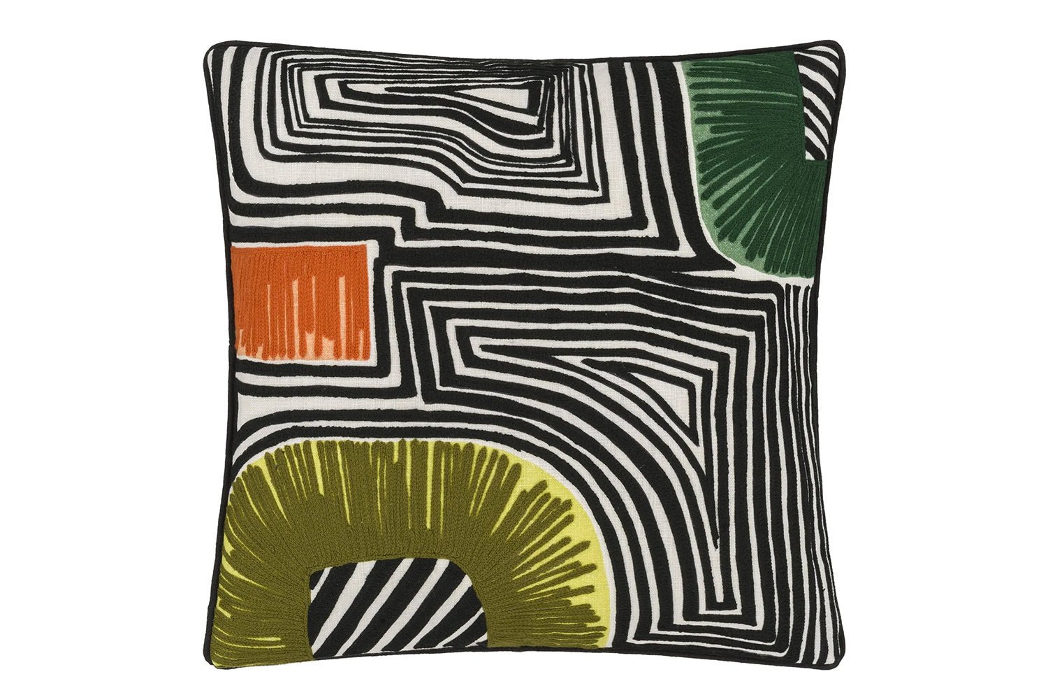【海外取寄品】Christian Lacroix En Allant Aux Baux Cypres Cushion アン アラン オー ボー シプレ クッションカバー 50×50cm - HOUSE OF JAPAN Shop