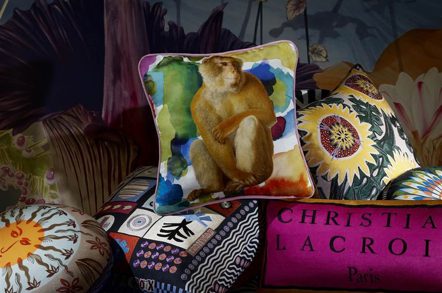 【海外取寄品】Christian Lacroix L'Artiste! Mosaique クッションカバー 40×40cm - HOUSE OF JAPAN Shop