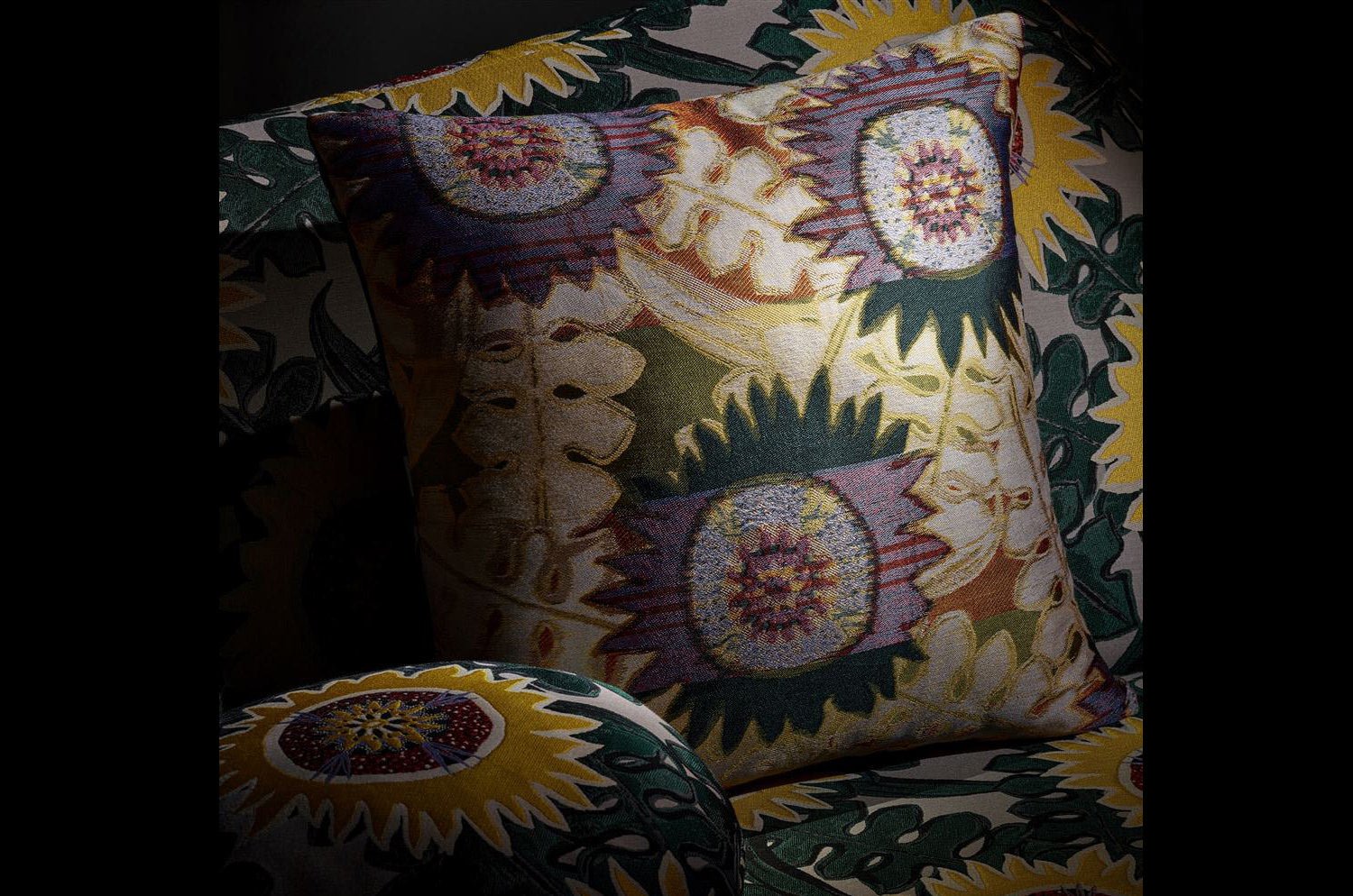 【海外取寄品】Christian Lacroix Soleils Osier クッションカバー 50×50cm - HOUSE OF JAPAN Shop