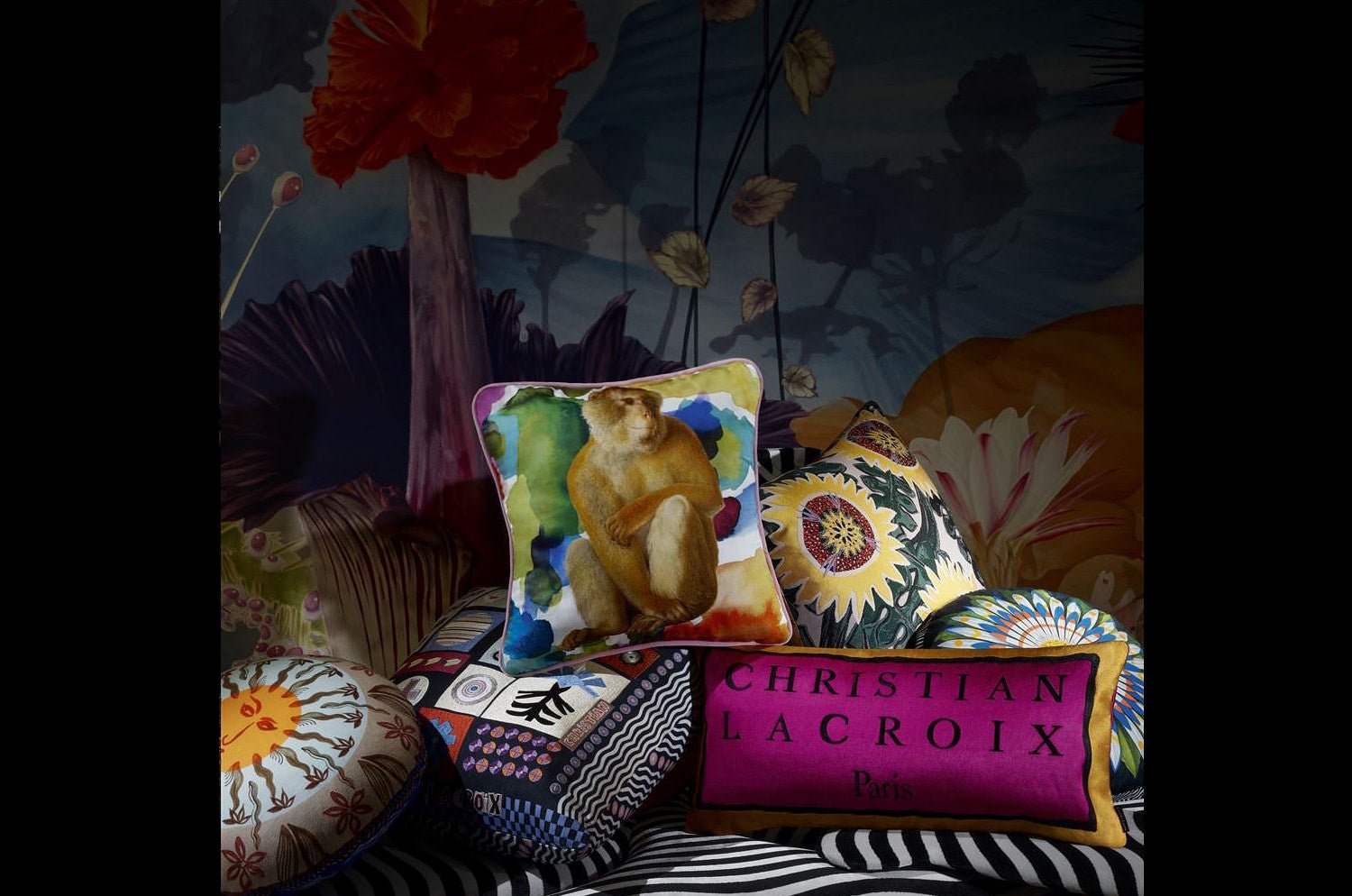 【海外取寄品】Christian Lacroix Soleils Osier クッションカバー 50×50cm - HOUSE OF JAPAN Shop