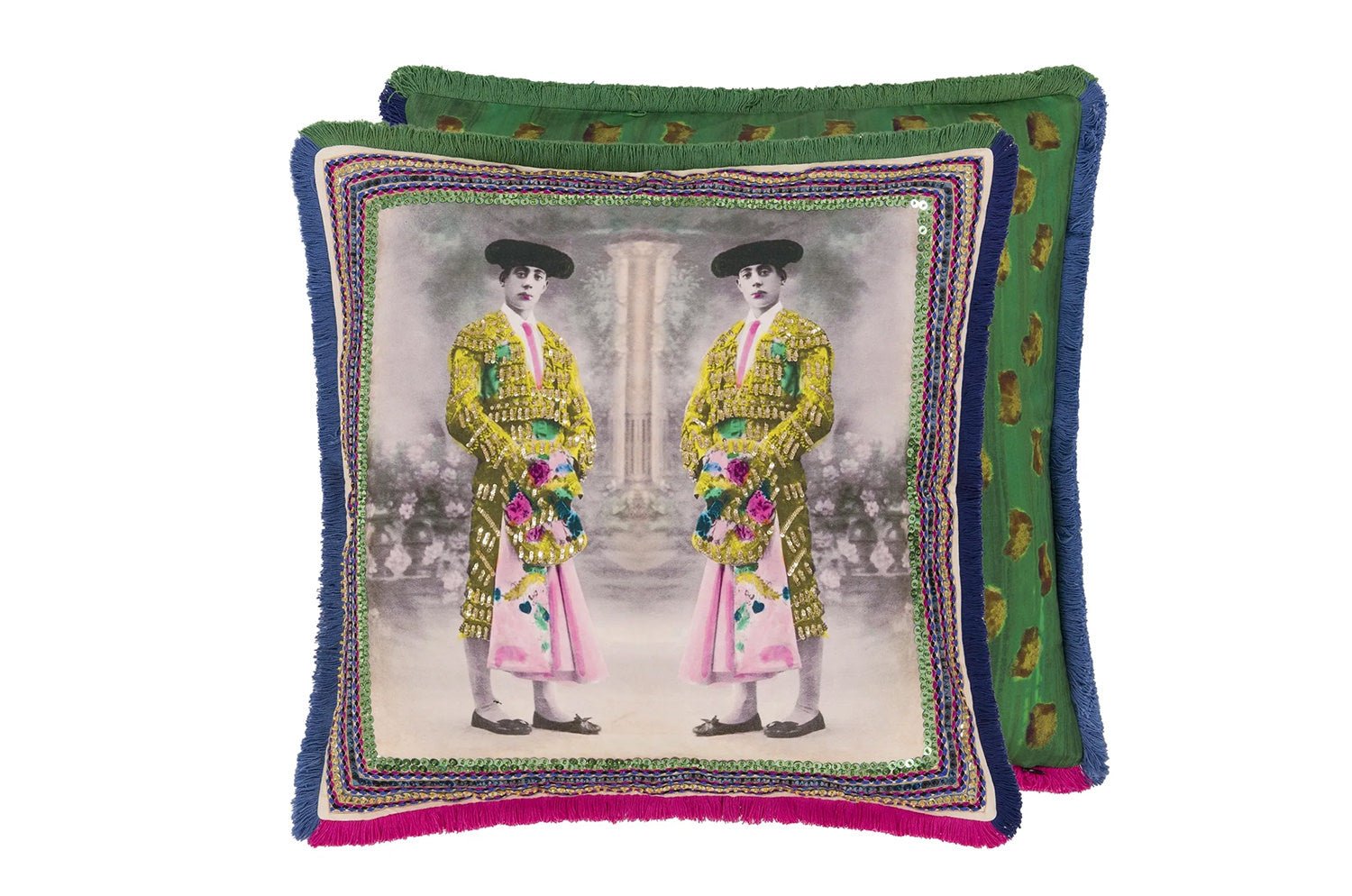 【海外取寄品】Christian Lacroix Torero Twins Mosaique Cushion トレロ ツインズ モザイク クッションカバー 50×50cm - HOUSE OF JAPAN Shop