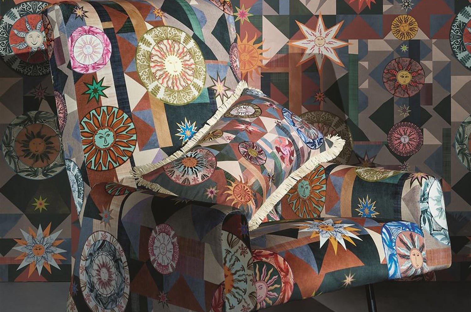 【海外取寄品】Christian Lacroix Trinquetaille Terre Cuite クッション 60×30cm 中材付 - HOUSE OF JAPAN Shop