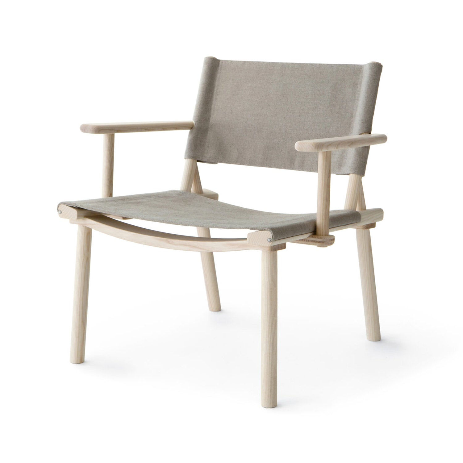 DECEMBER LOUNGE ディセンバーラウンジチェア (Ash) Linen Canvas|NIKARI - HOUSE OF JAPAN Shop