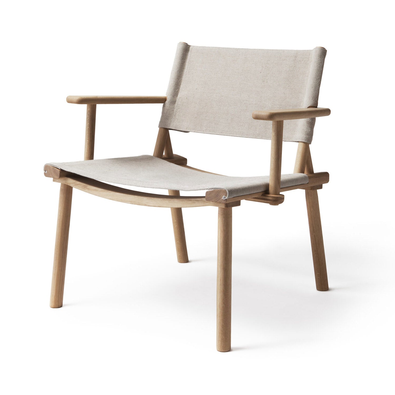 DECEMBER LOUNGE ディセンバーラウンジチェア (Oak) Linen Canvas|NIKARI - HOUSE OF JAPAN Shop