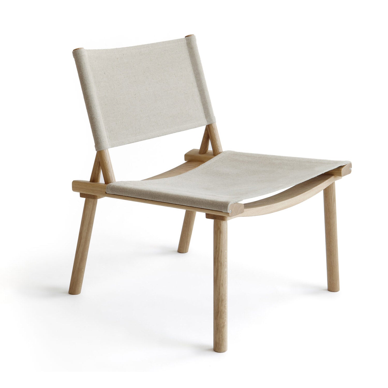 DECEMBER ディセンバーチェア (Oak) Linen Canvas|NIKARI - HOUSE OF JAPAN Shop