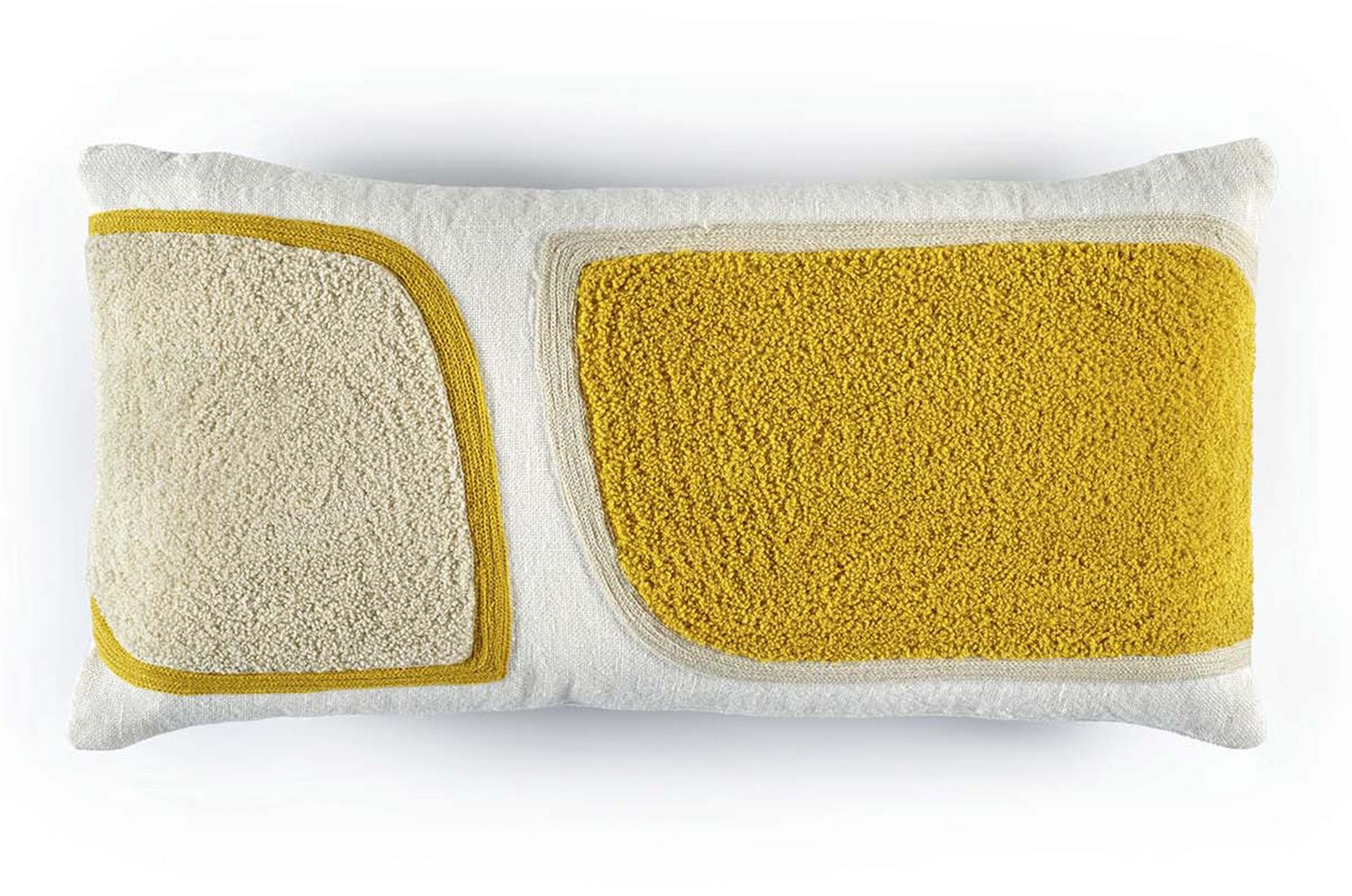 【海外取寄品】ELITIS(エリティス) Broceliande クッション(Lemon) 50x25cm 中材付 - HOUSE OF JAPAN Shop