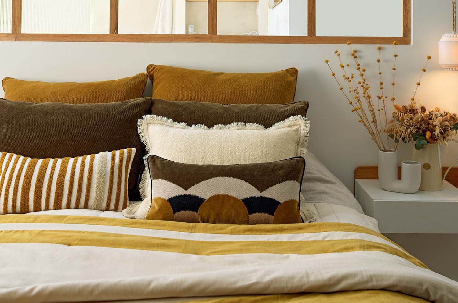 【海外取寄品】ELITIS(エリティス) Celestine クッション(Army) 50x25cm 中材付 - HOUSE OF JAPAN Shop