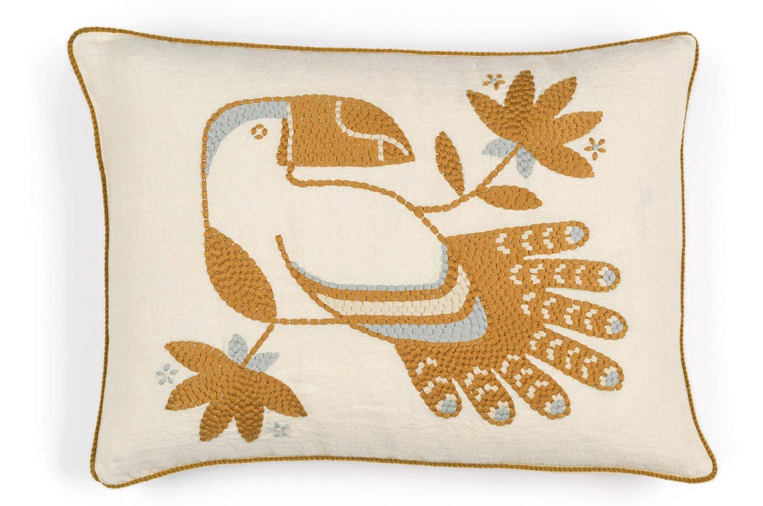 【海外取寄品】ELITIS(エリティス) Cristobal クッション(Safran) 55x40cm 中材付 - HOUSE OF JAPAN Shop