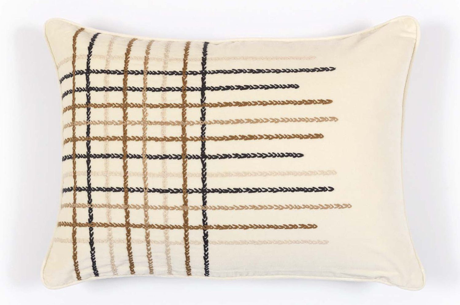 【海外取寄品】ELITIS(エリティス) Henry クッション(Meringue) 55x40cm 中材付 - HOUSE OF JAPAN Shop