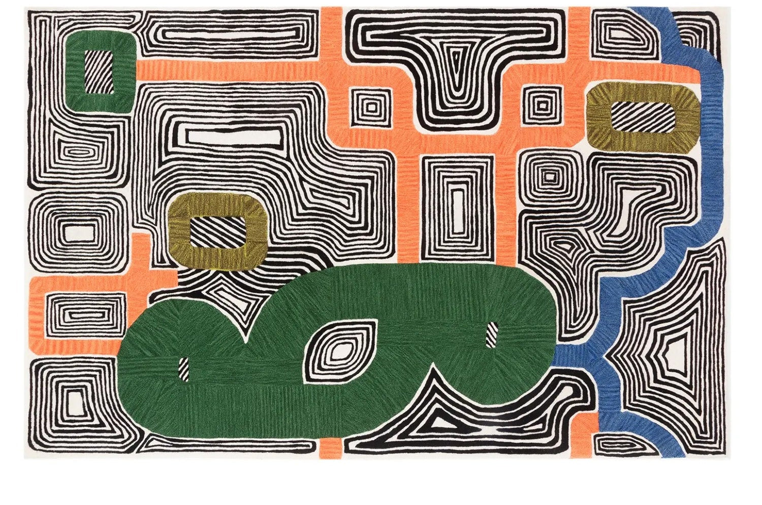 En Allant Aux Baux Cypres Rug アン アラン オー ボー シプレ ラグ|Christian Lacroix(クリスチャンラクロワ) - HOUSE OF JAPAN Shop