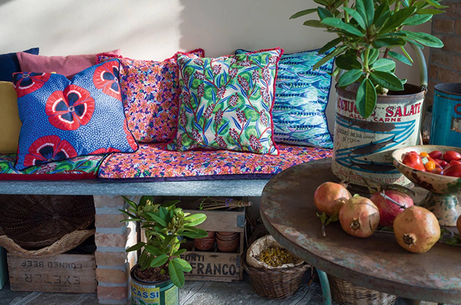 【海外取寄品】FISBA IKAN クッション 50×50cm 中材付 - HOUSE OF JAPAN Shop