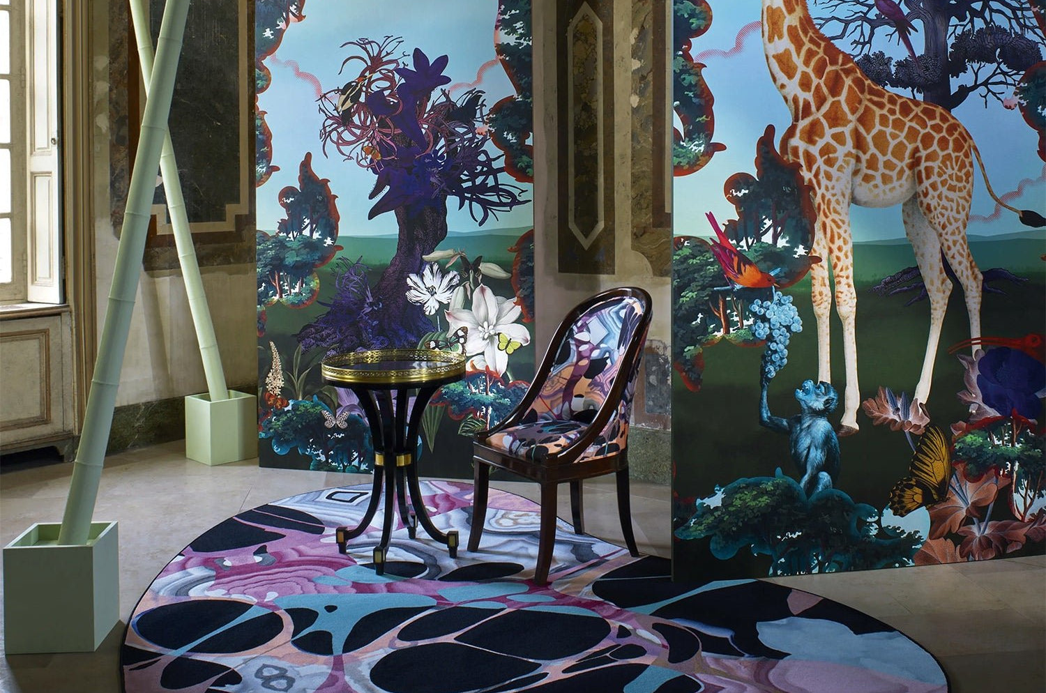 Kaoscope Cendre Rug カオスコープ サーンドル ラグ|Christian Lacroix(クリスチャンラクロワ) - HOUSE OF JAPAN Shop