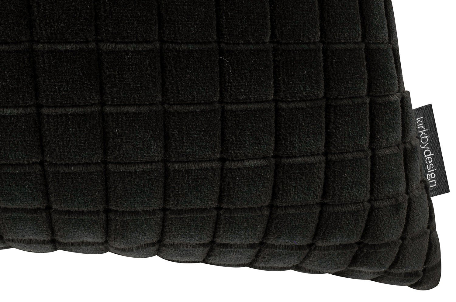 【海外取寄品】kirkbydesign(カークビー・デザイン) Merlon クッション(Jet Black) 50x50cm 中材付 - HOUSE OF JAPAN Shop