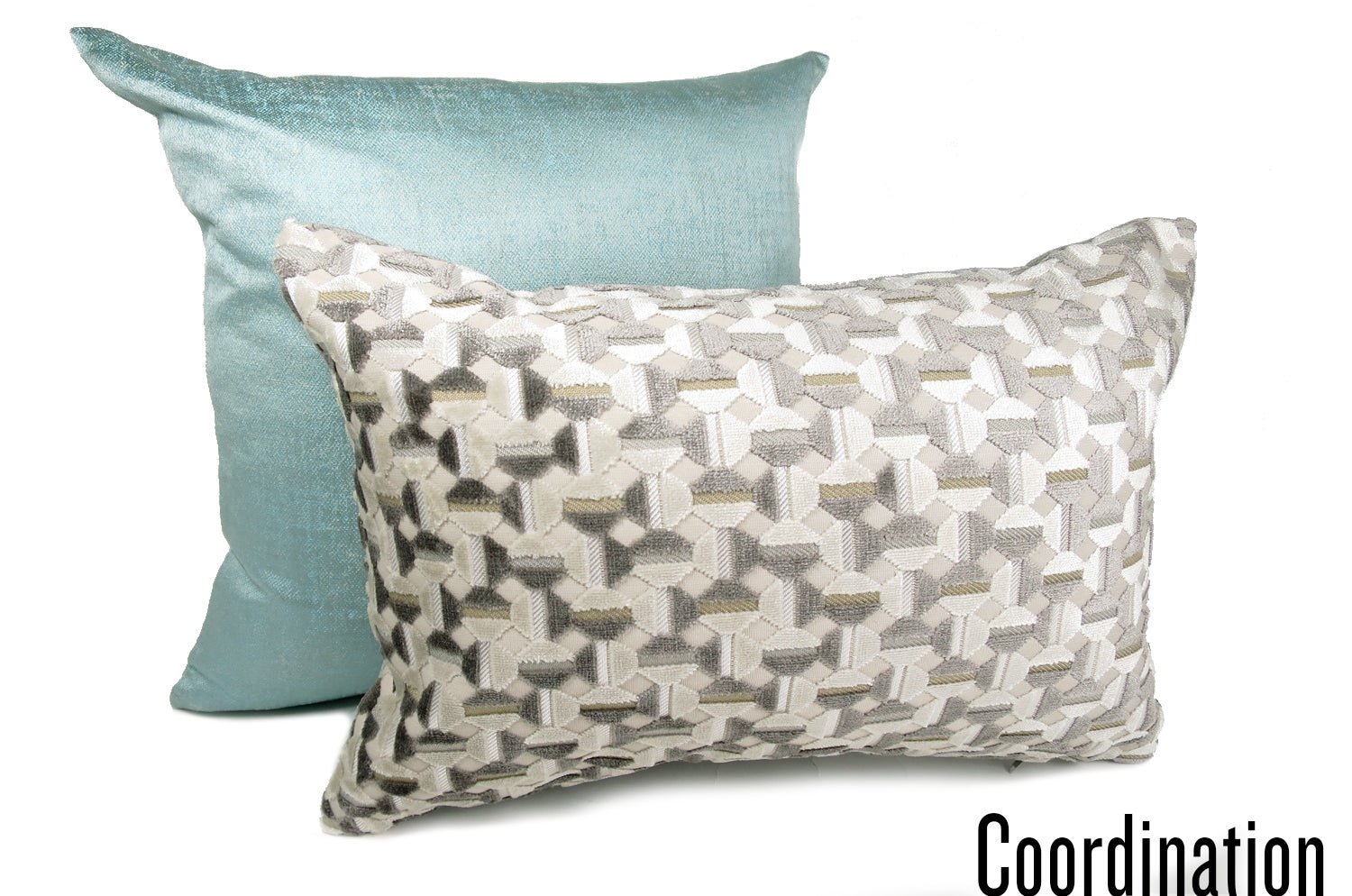 La Lumière ルミエール ジャカードベルベットクッション ナチュラルグレージュ 45×30cm 中材付 - HOUSE OF JAPAN Shop